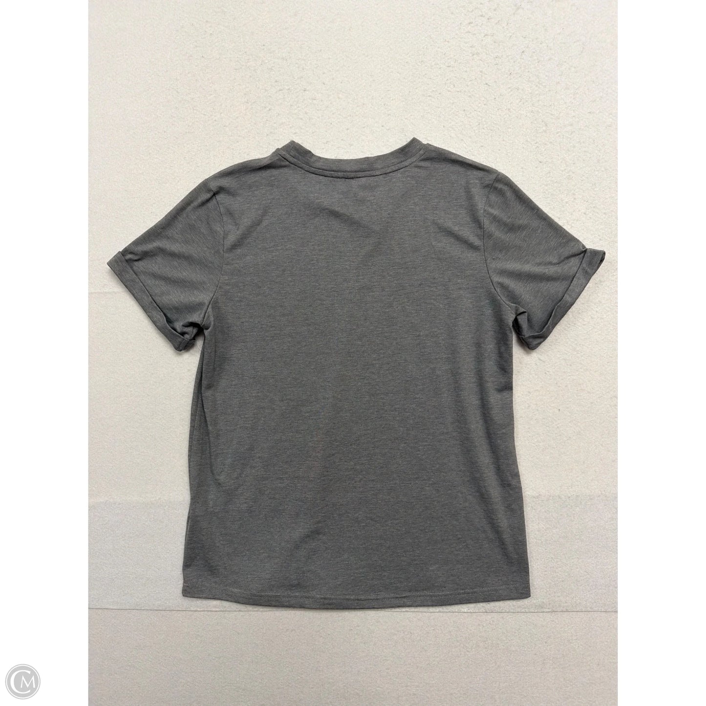 Top Short Sleeve By Clothes Mentor In Grey, Size: S