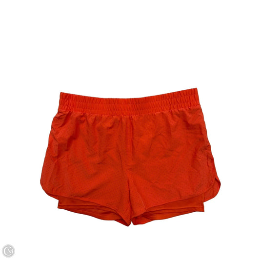 Athletic Shorts By Daisy Fuentes In Orange, Size: L