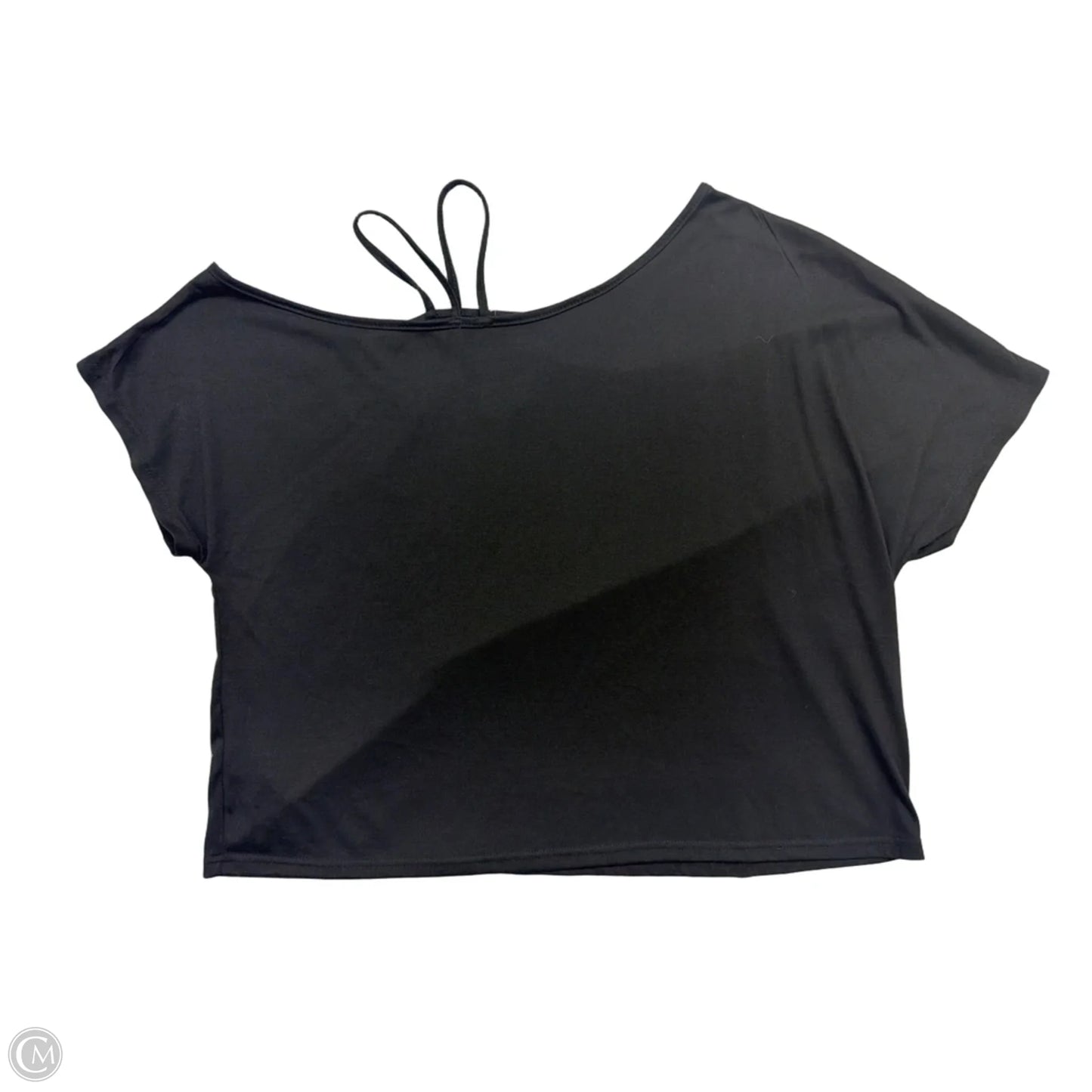 Top Short Sleeve By Shein In Black, Size: 2x