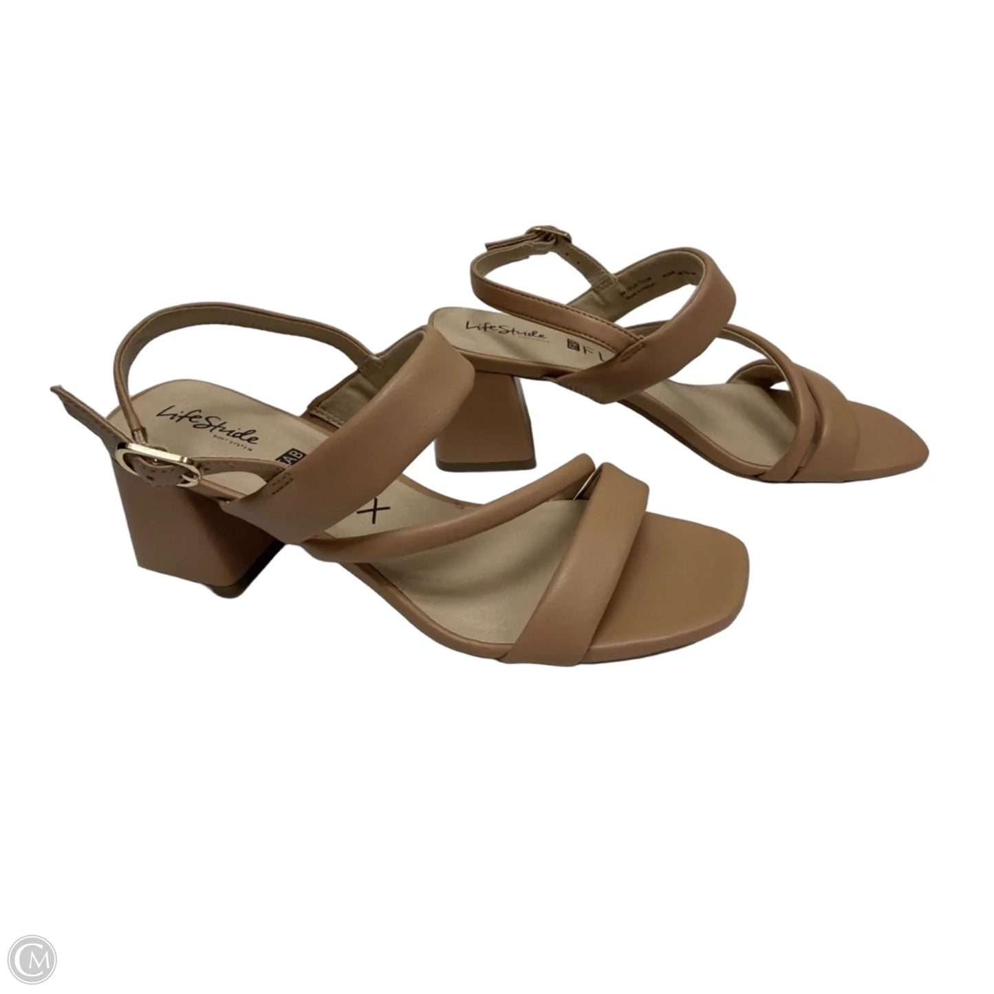 Shoes Heels Block By Life Stride In Tan, Size: 9