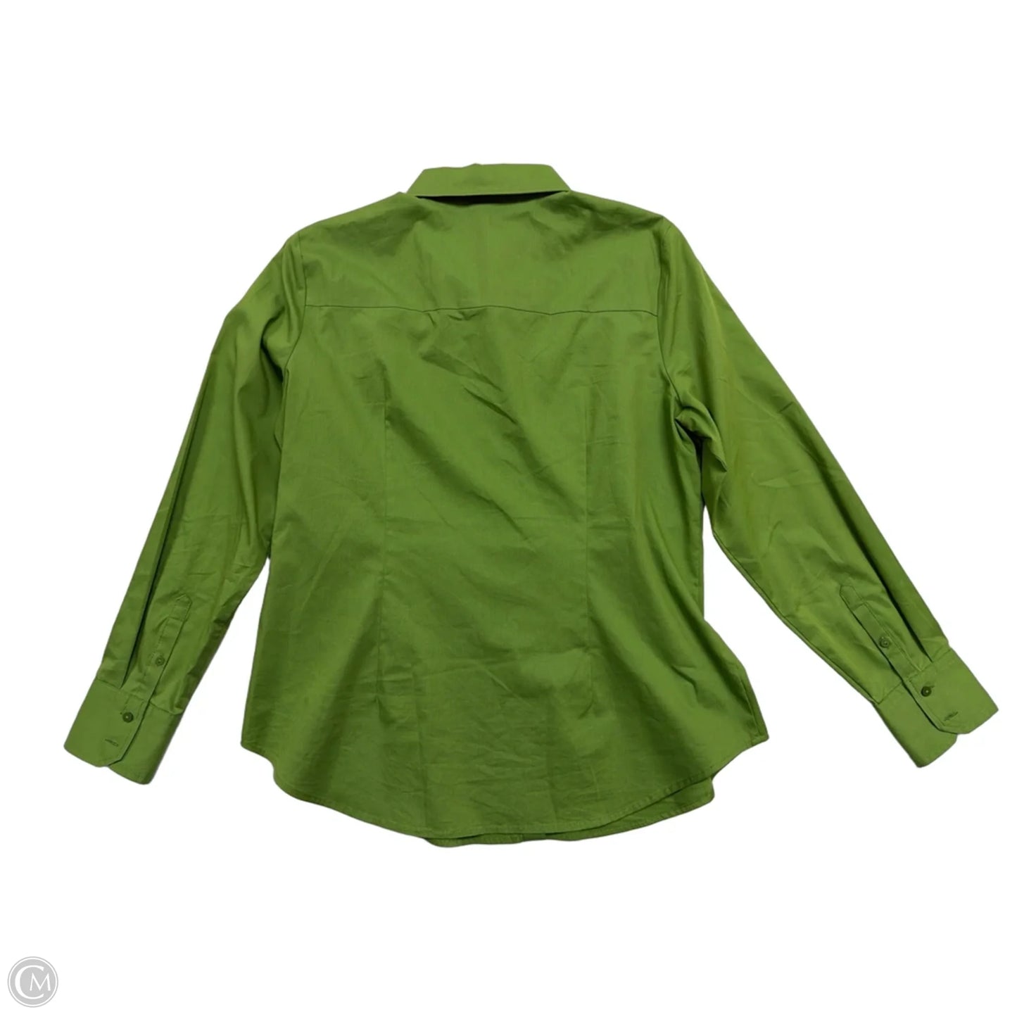 Top Long Sleeve By Worthington In Green, Size: L