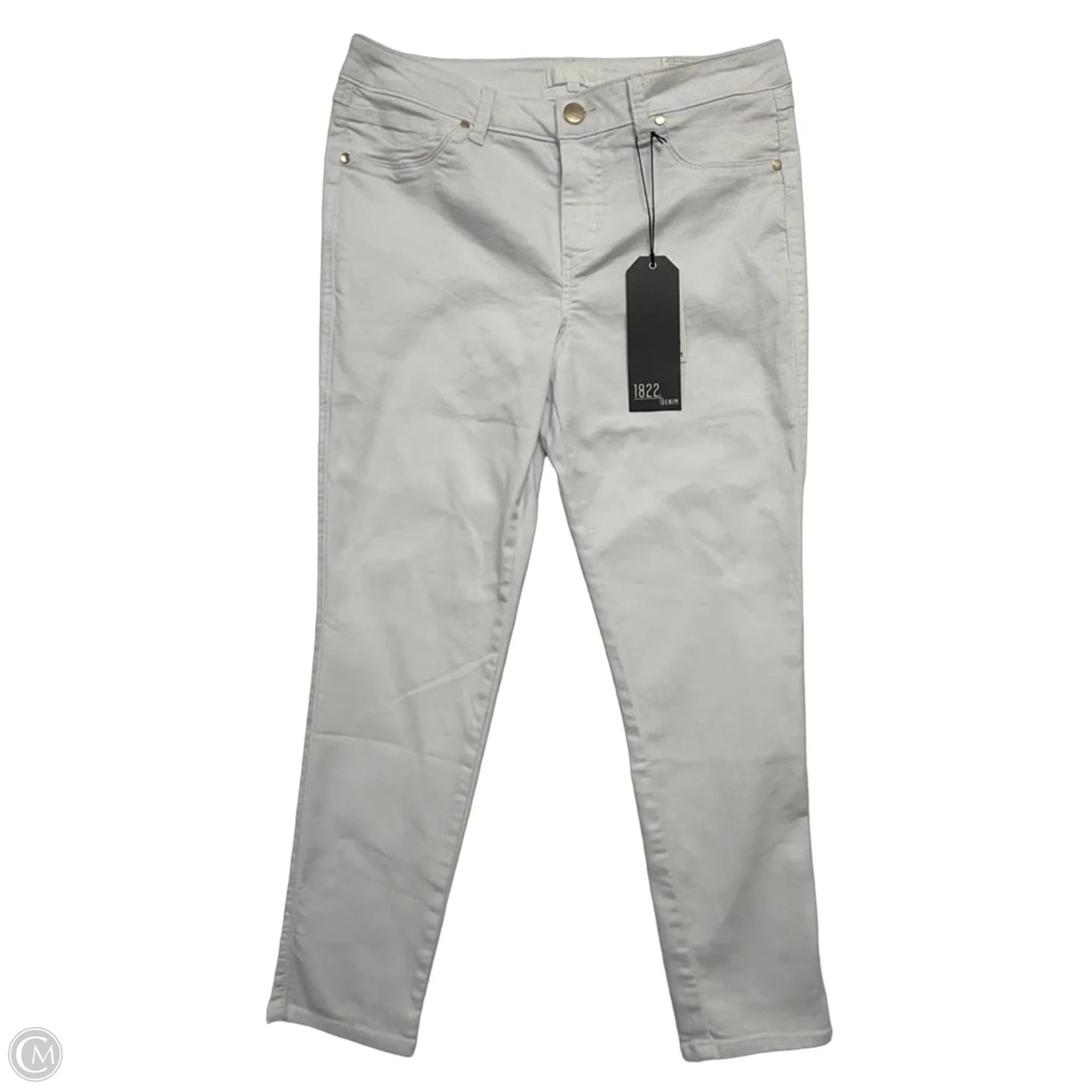 Jeans Skinny By 1822 Denim In White, Size: 12
