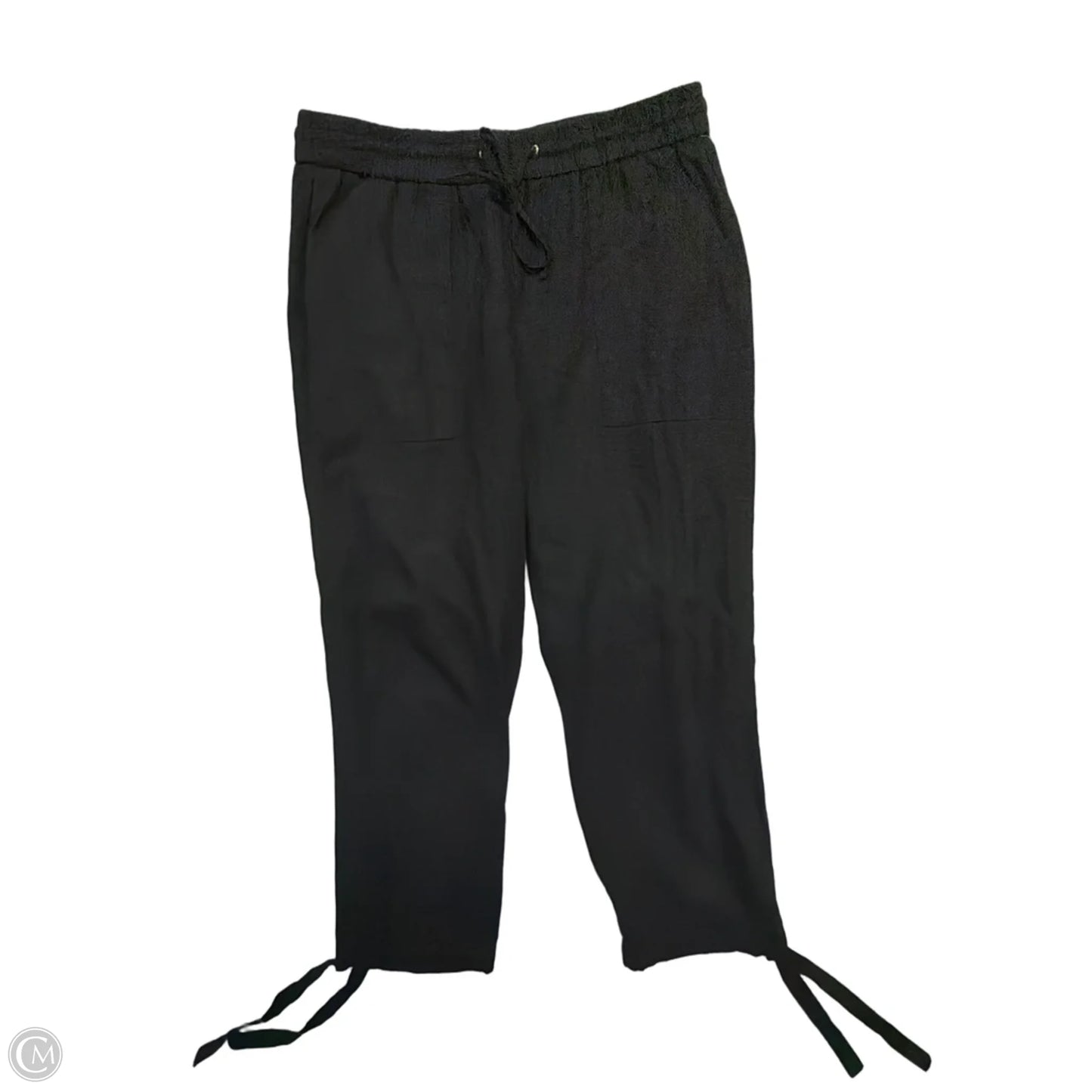 Pants Linen By Jules & Leopold In Black, Size: 8