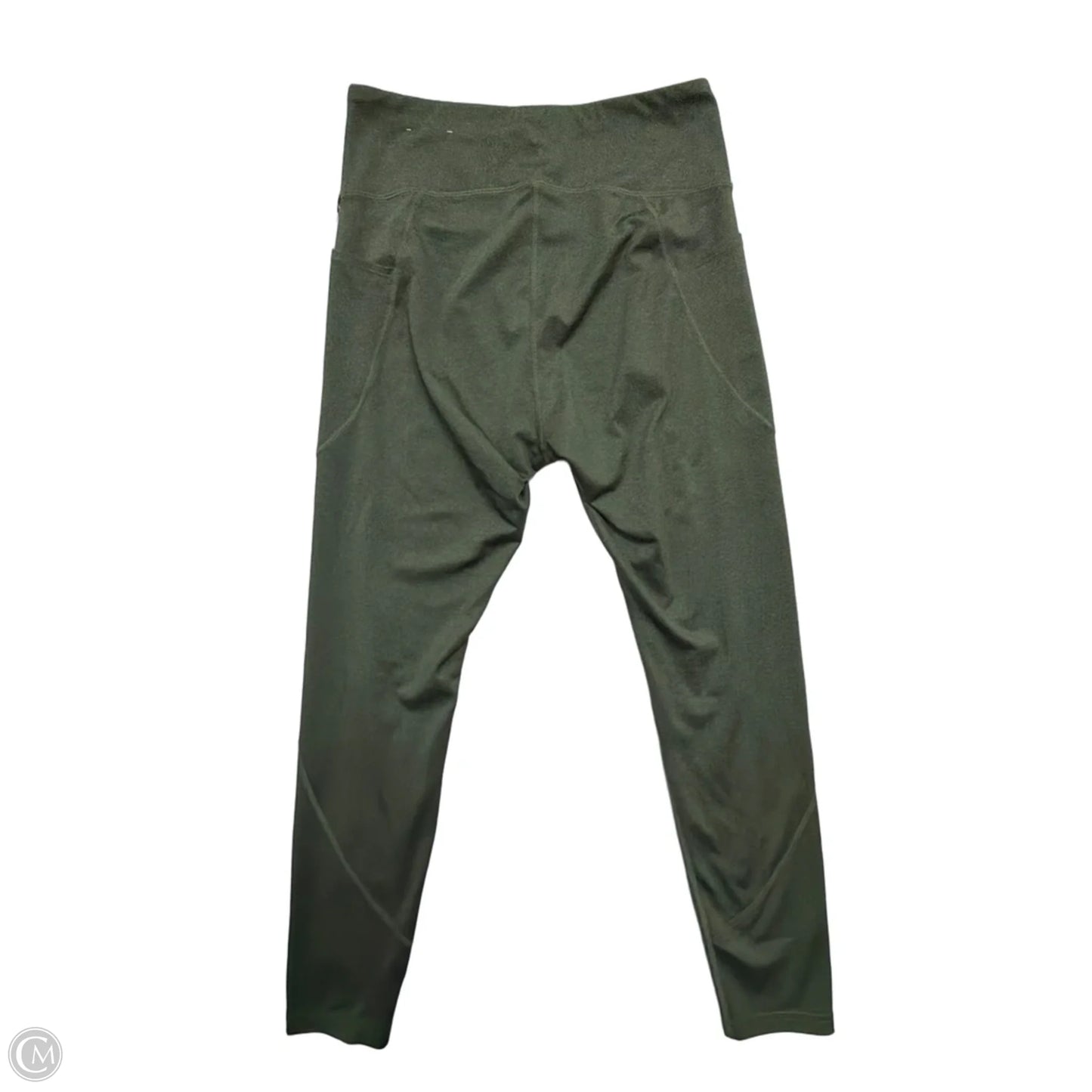 Athletic Leggings By Tek Gear In Green, Size: L