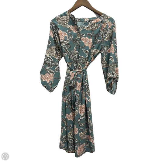 Dress Casual Short By Loft In Floral Print, Size: Xs