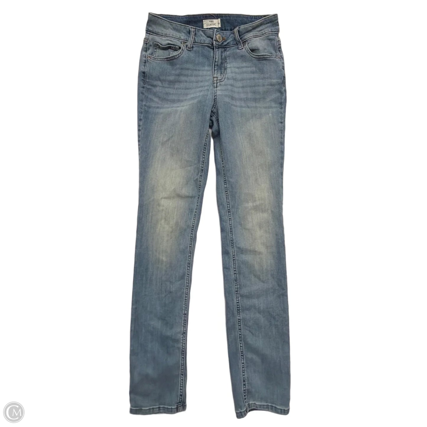 Jeans Straight By Maurices In Blue Denim, Size: 4