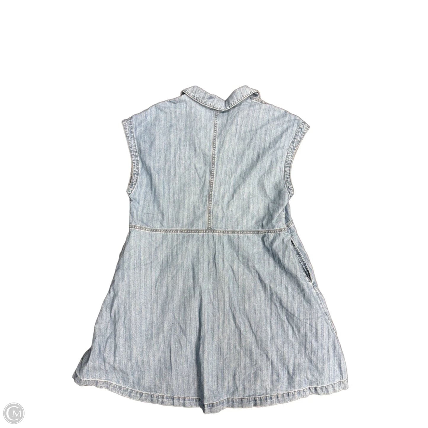 Dress Casual Short By Universal Thread In Blue Denim, Size: 1x