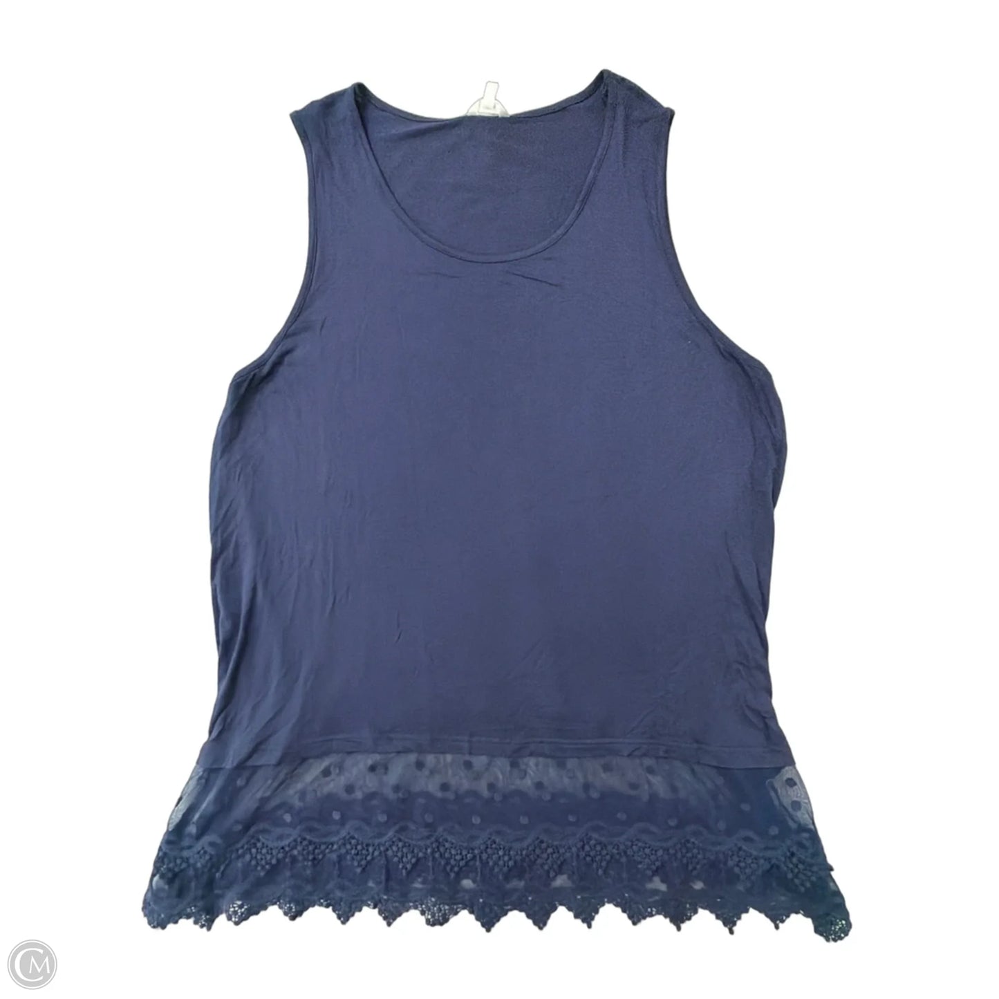 Tank Top By Clothes Mentor In Navy, Size: 1x