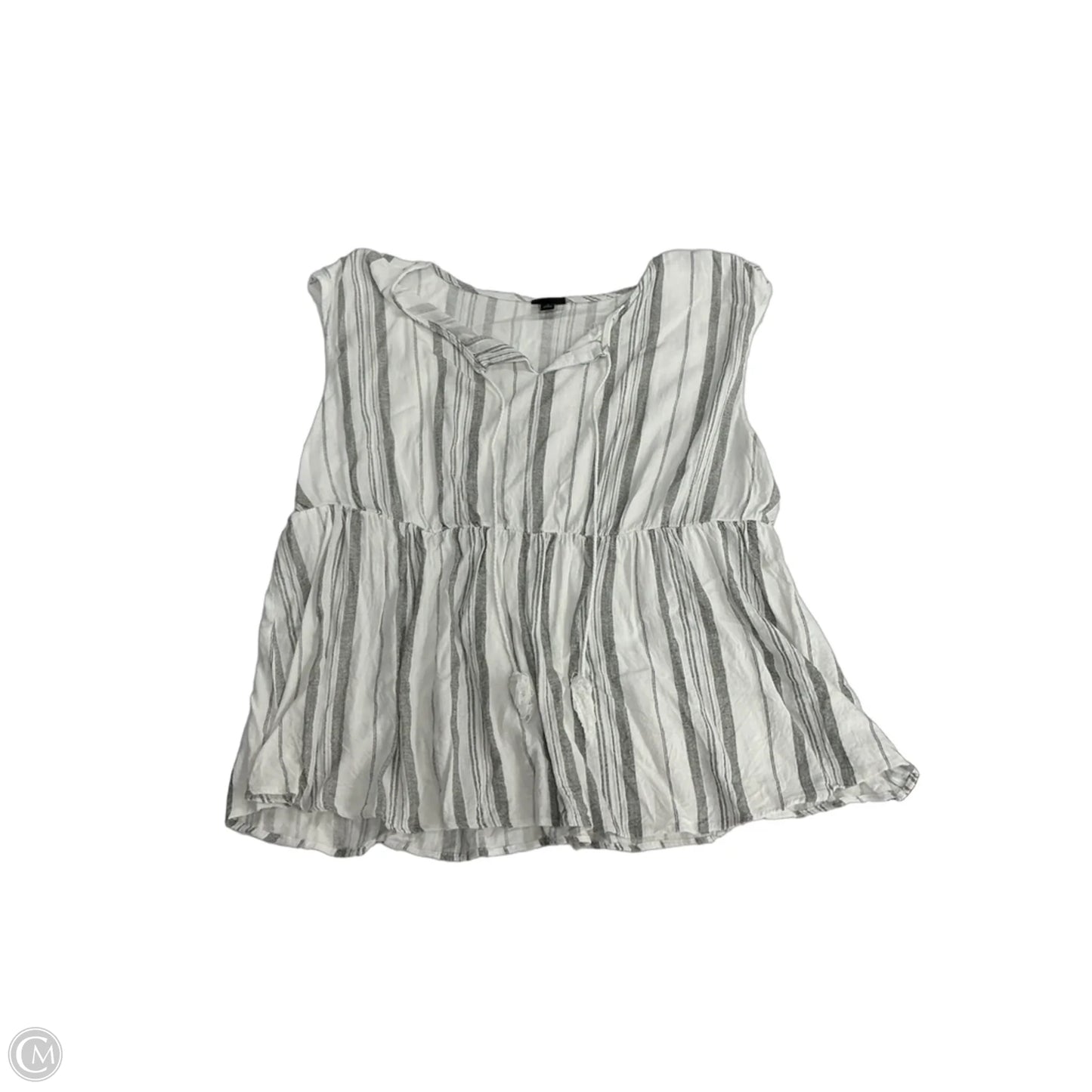 Top Sleeveless By Torrid In Striped Pattern, Size: 1x