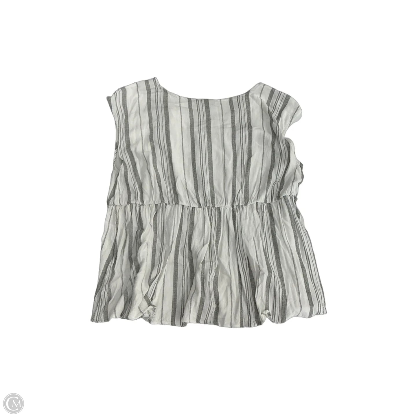 Top Sleeveless By Torrid In Striped Pattern, Size: 1x