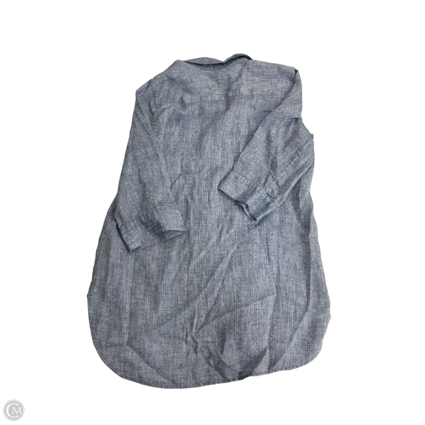 Top 3/4 Sleeve By Chicos In Blue, Size: M