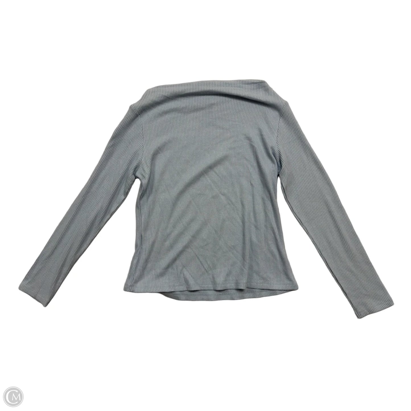 Top Long Sleeve By Banana Republic In Blue, Size: M