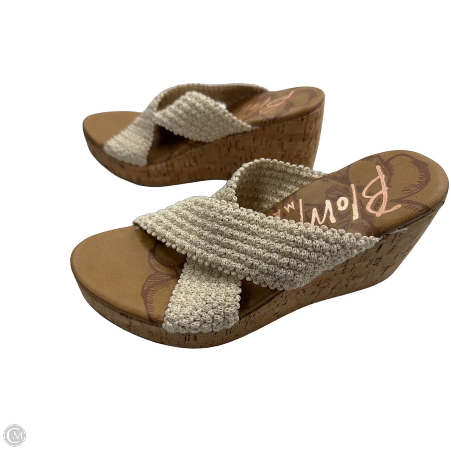 Sandals Heels Platform By Blowfish In Cream, Size: 7