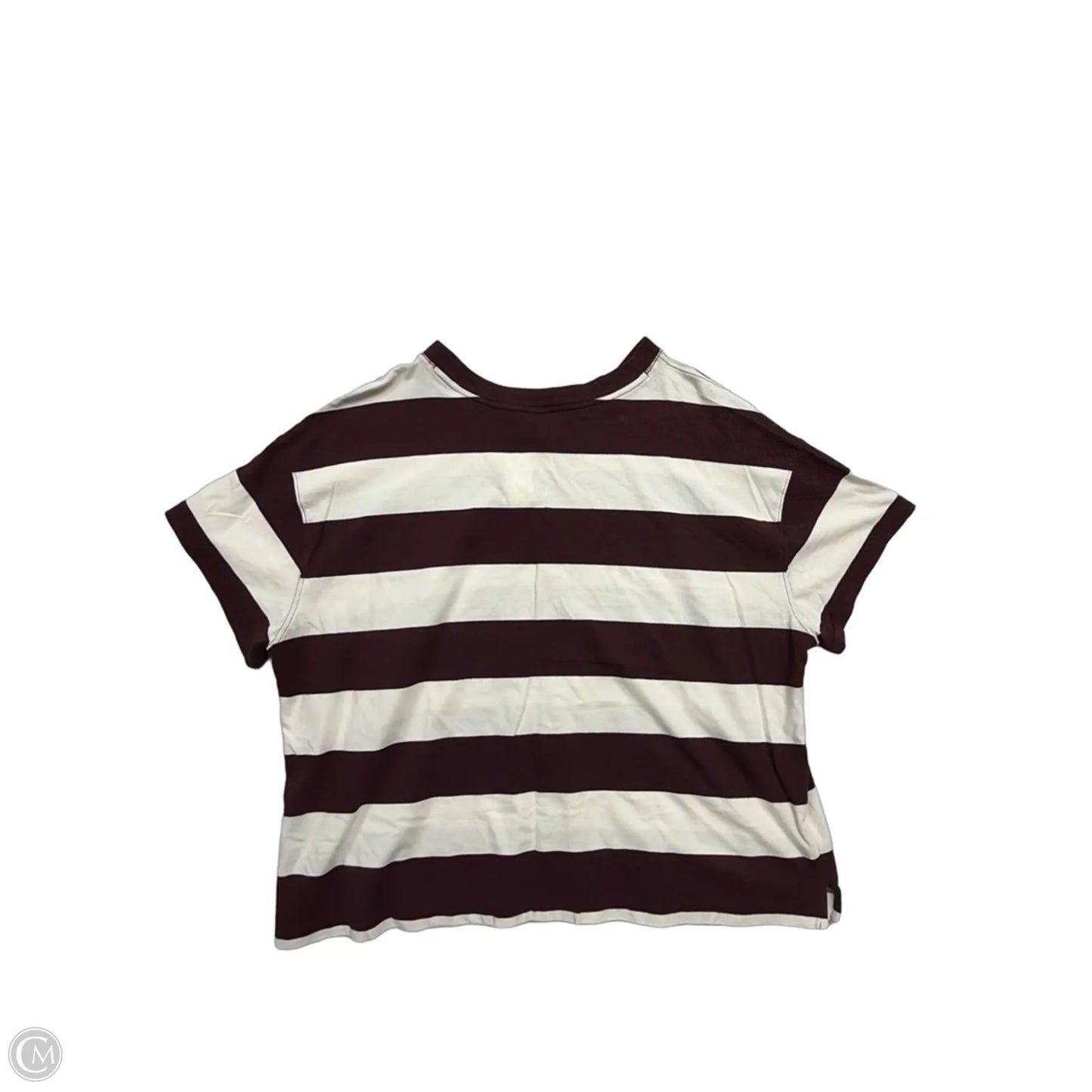 Top Short Sleeve By Old Navy In Striped Pattern, Size: 2x