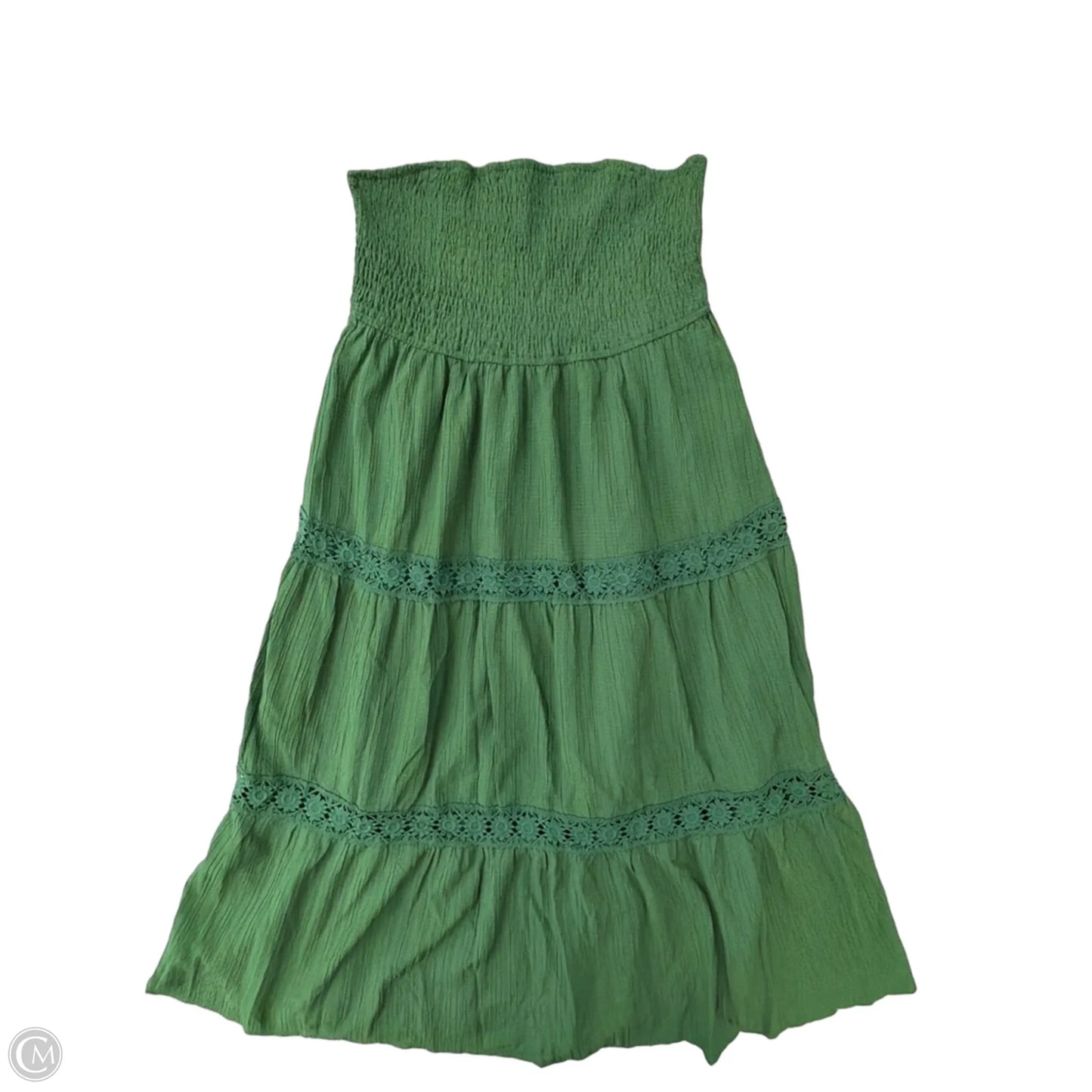 Dress Casual Midi By Shein In Green, Size: Xl