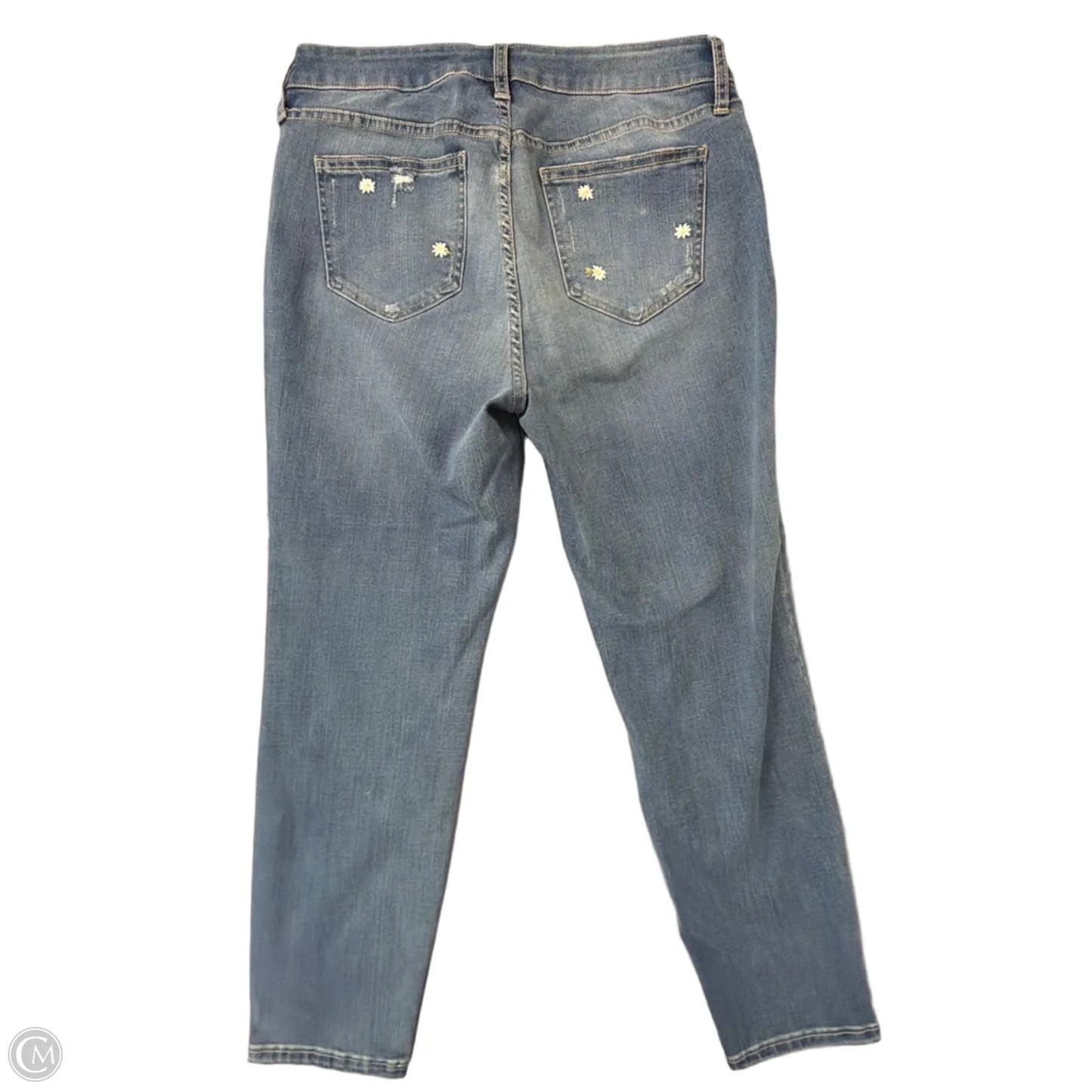 Jeans Skinny By Lc Lauren Conrad In Blue Denim, Size: 12