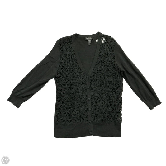Cardigan By Cable And Gauge In Black, Size: L
