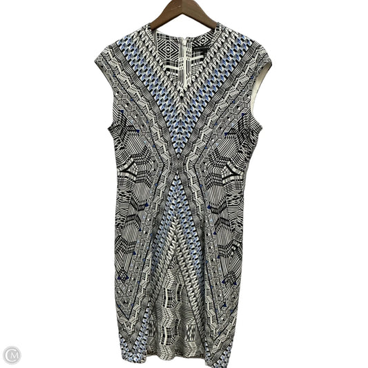 Dress Casual Midi By White House Black Market In Multi-colored, Size: L