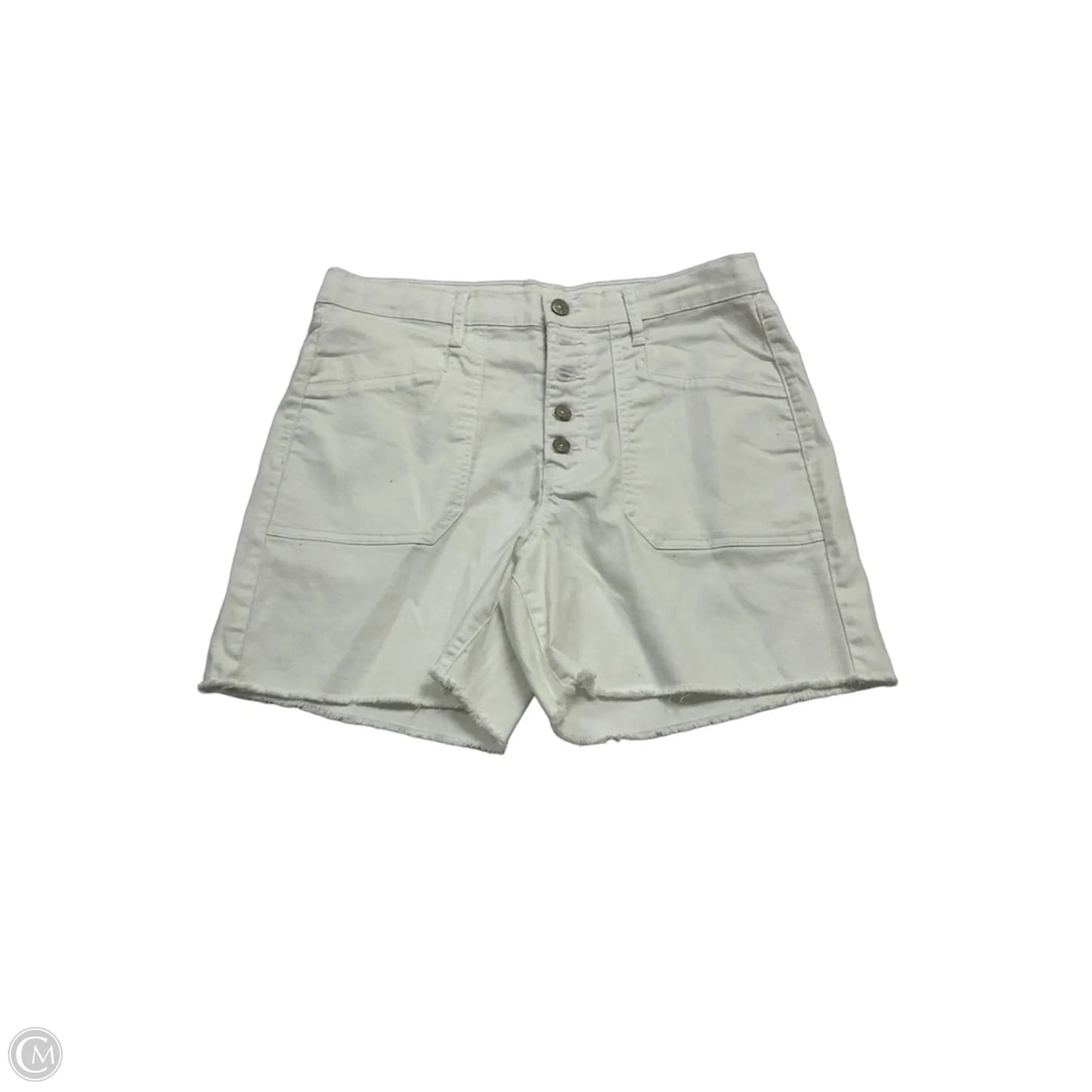 Shorts By Nicole Miller In White, Size: 10