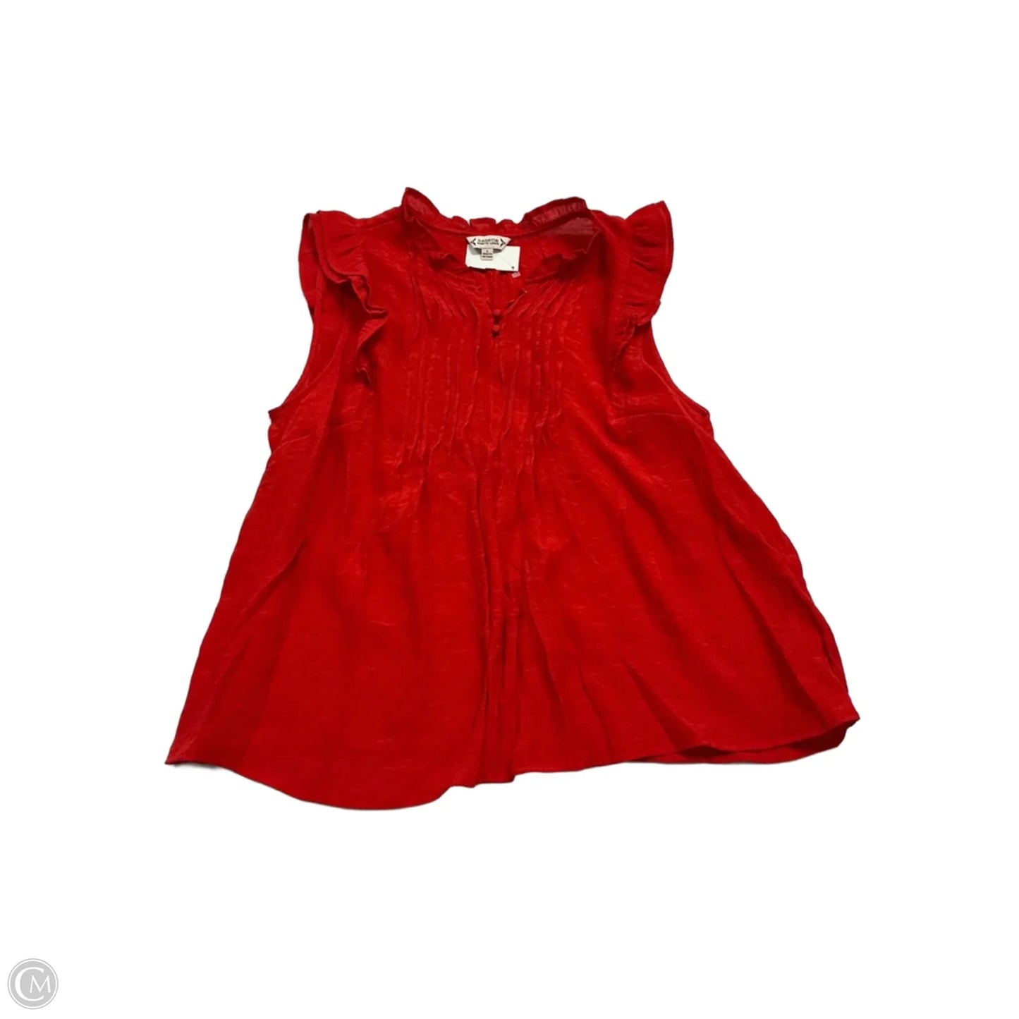 Top Sleeveless By Nanette By Nanette Lepore In Red, Size: L