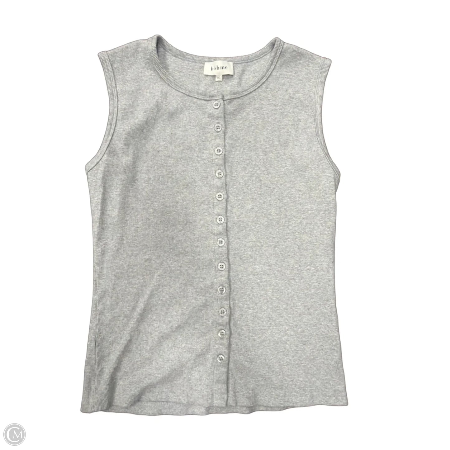 Tank Top By Bohme In Grey, Size: Xl