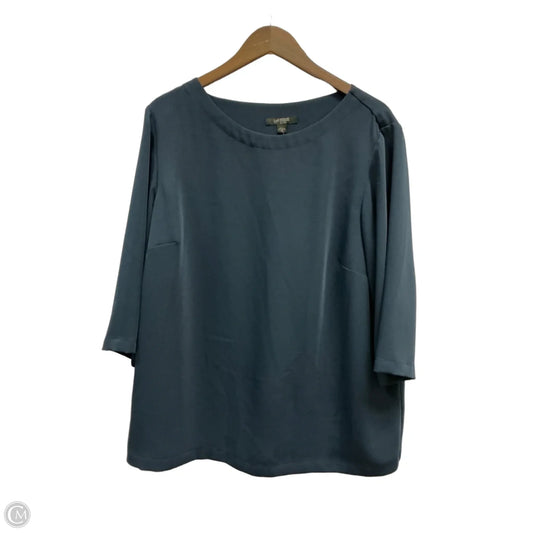 Top 3/4 Sleeve By J. Jill In Navy, Size: Xl