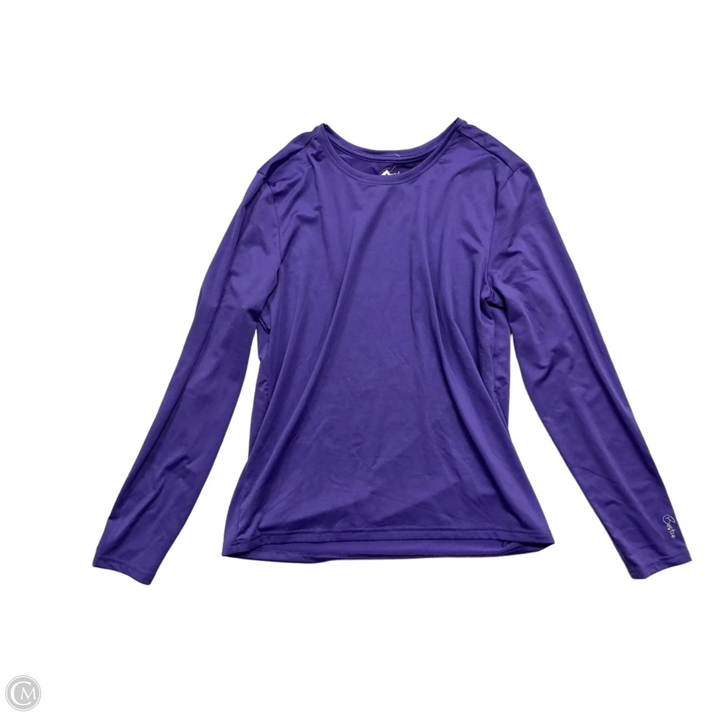 Athletic Top Long Sleeve Crewneck By Clothes Mentor In Purple, Size: L