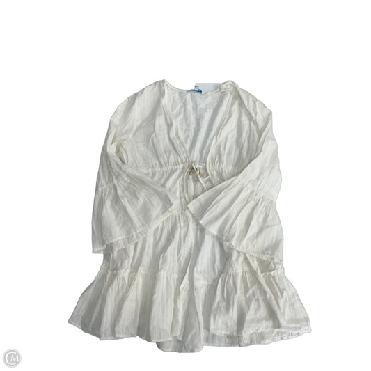 Swimwear Cover-up By Clothes Mentor In White, Size: S