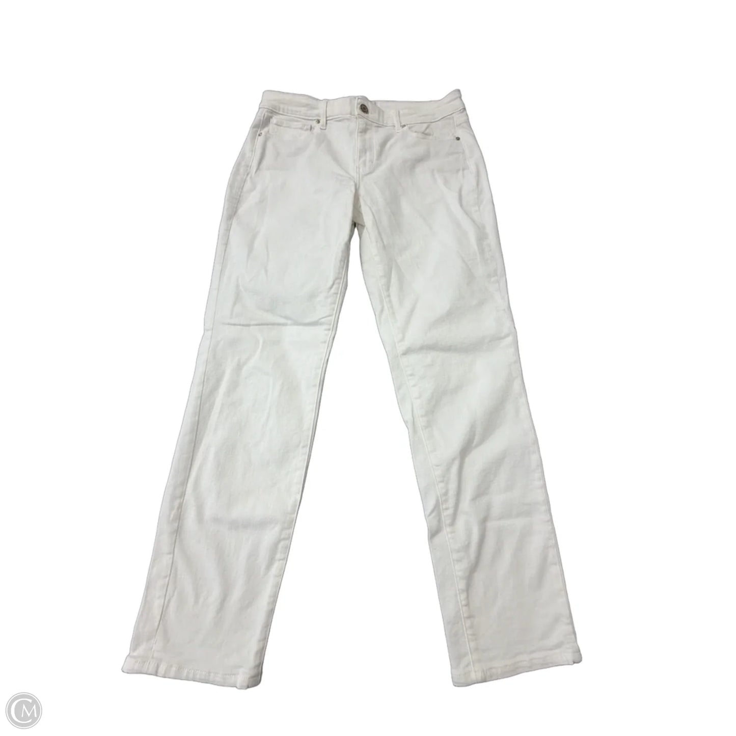 Jeans Skinny By White House Black Market In White, Size: 8