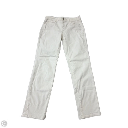 Jeans Skinny By White House Black Market In White, Size: 8