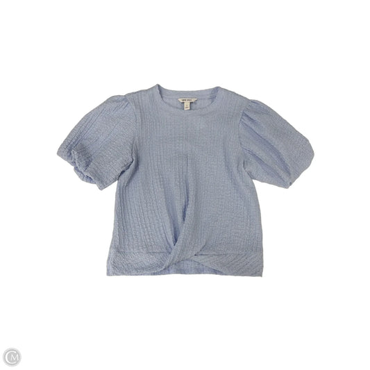 Top Short Sleeve By Nine West Apparel In Blue, Size: S