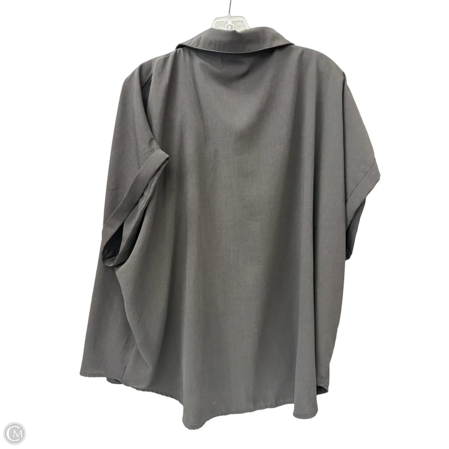 Top Short Sleeve By Shein In Black, Size: 5