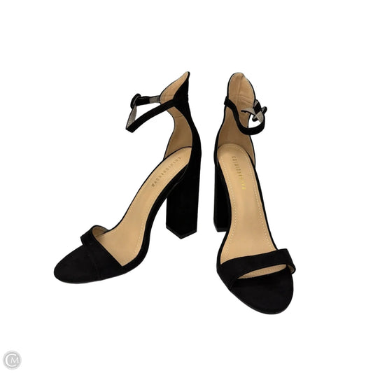 Shoes Heels Block By Fashion Nova In Black, Size: 8