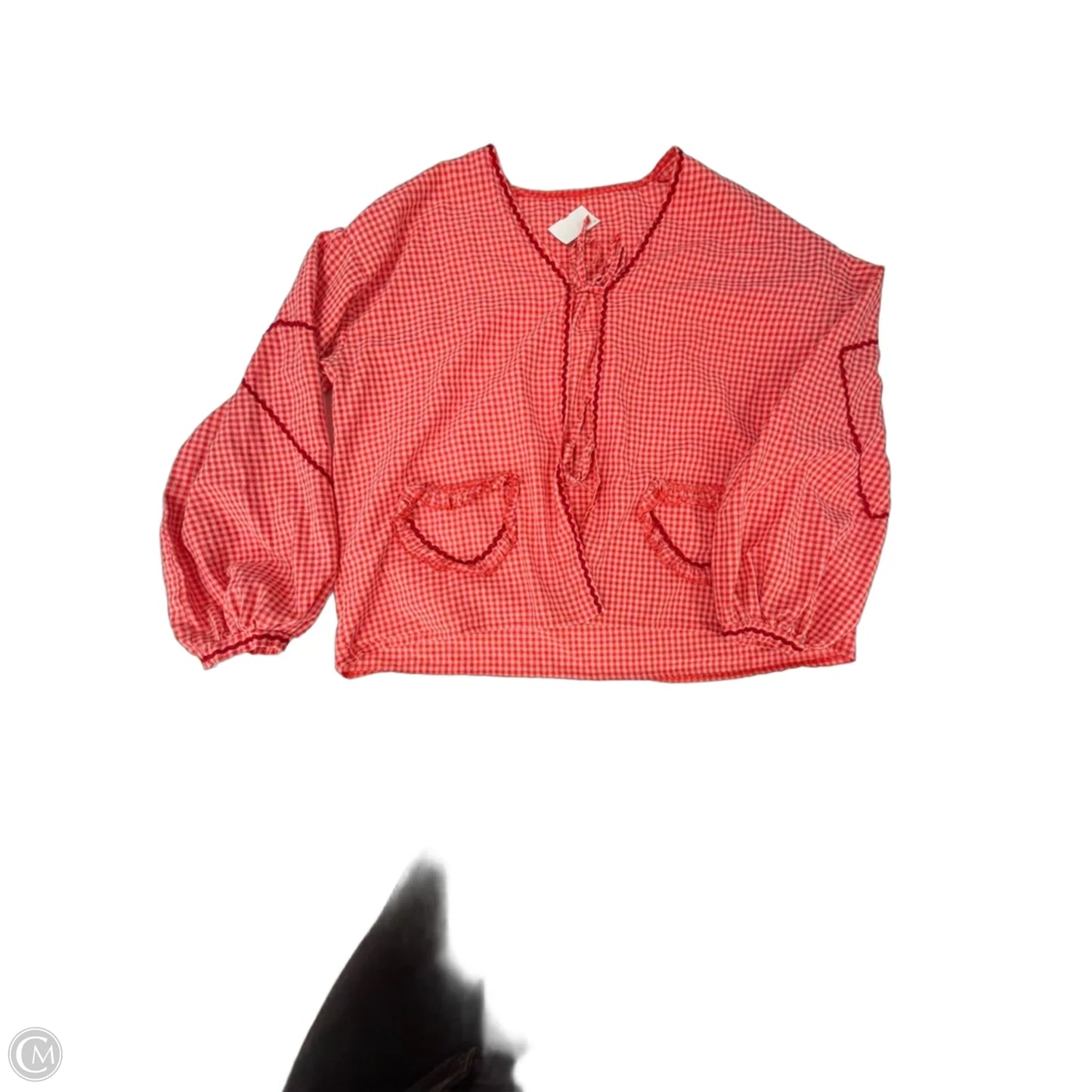Top Long Sleeve By Clothes Mentor In Red, Size: Xl