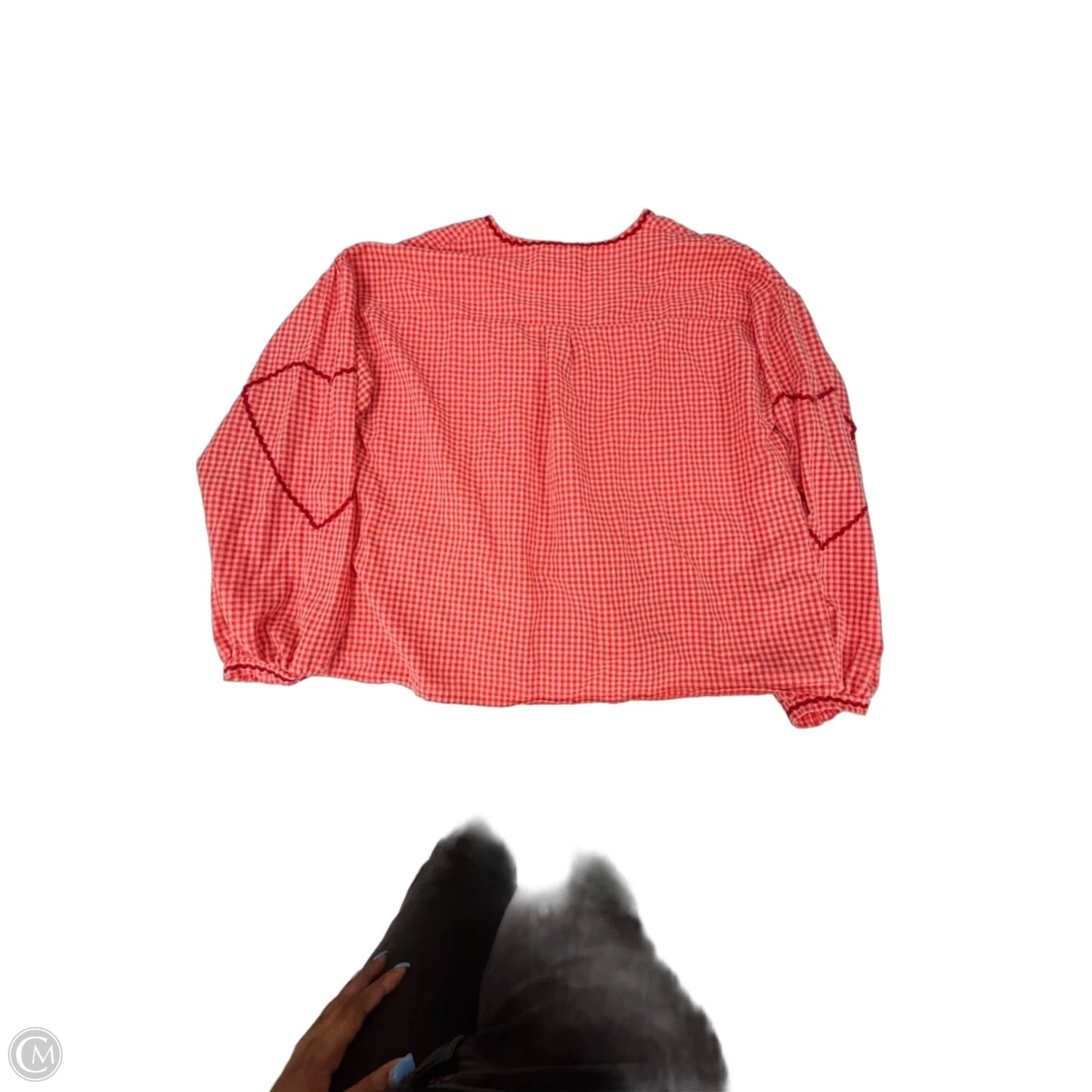 Top Long Sleeve By Clothes Mentor In Red, Size: Xl