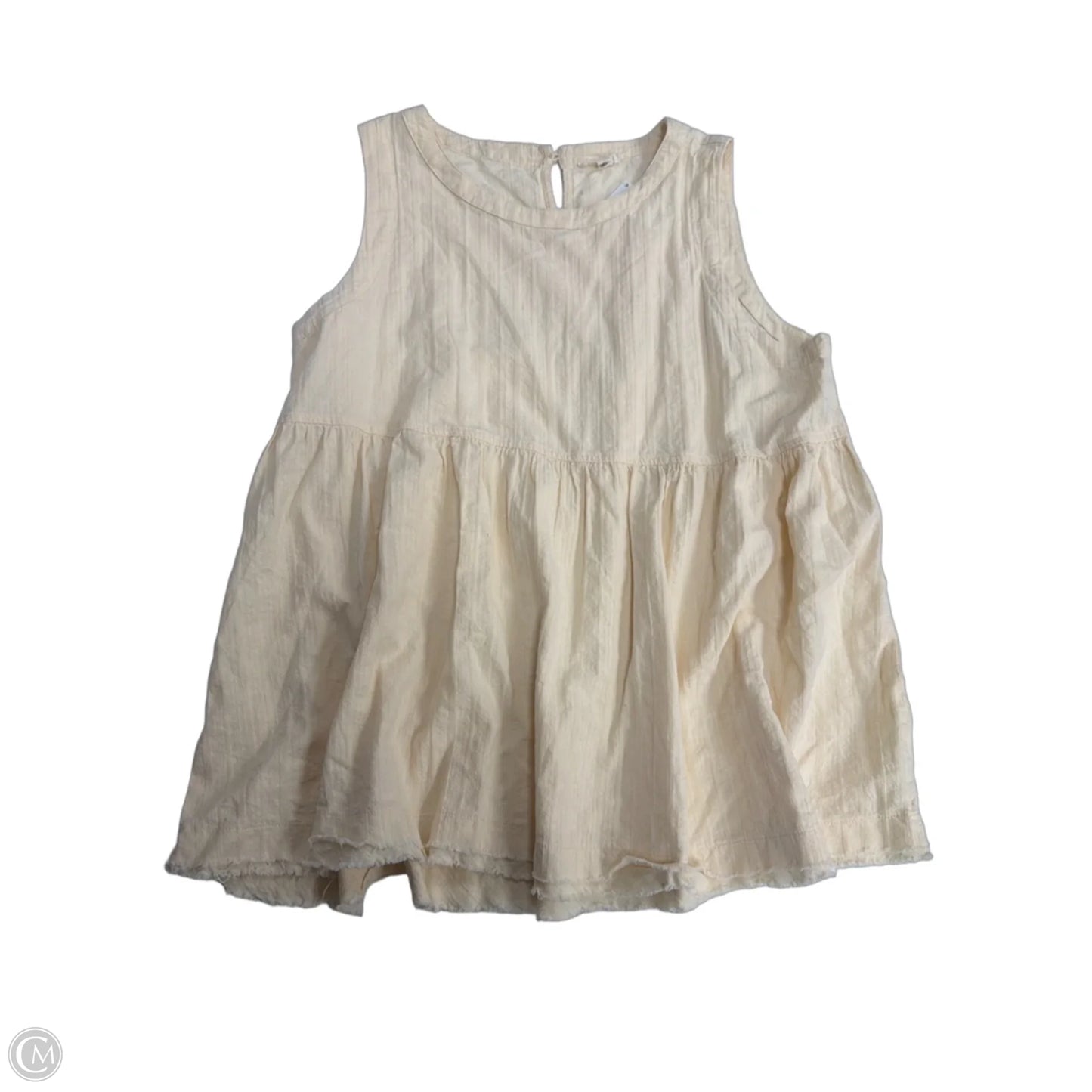 Tank Top By Cotton Bleu In Tan, Size: Xl