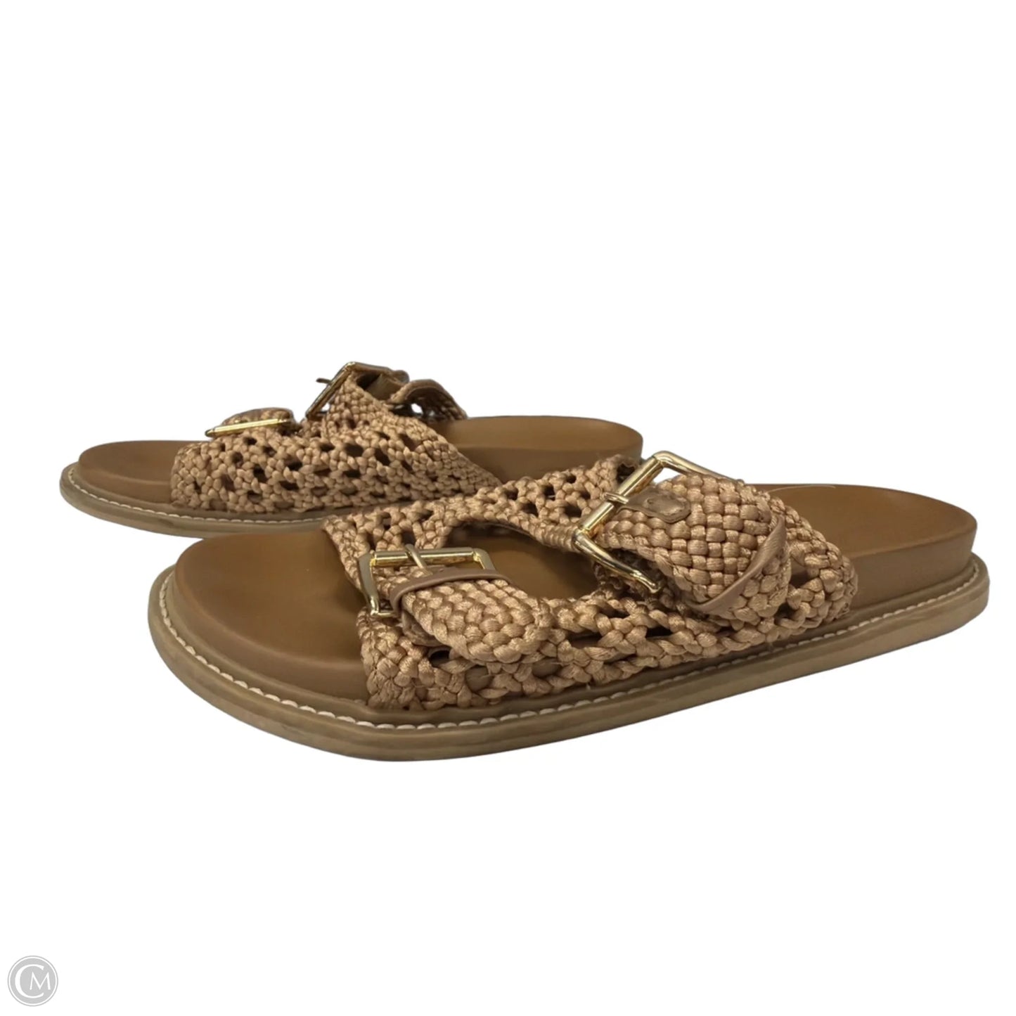 Sandals Flats By Universal Thread In Brown, Size: 9.5
