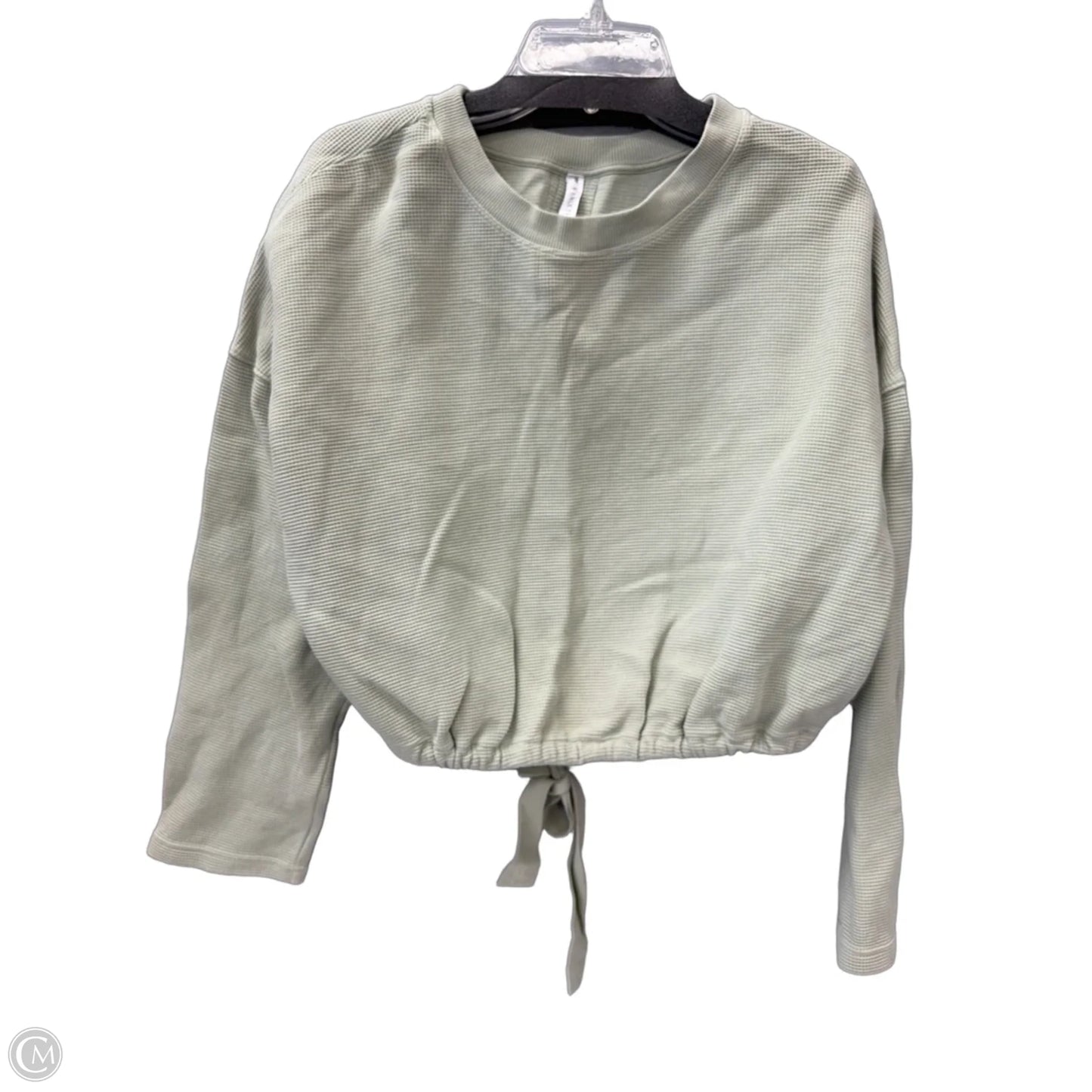 Sweatshirt Crewneck By Fabletics In Green, Size: S
