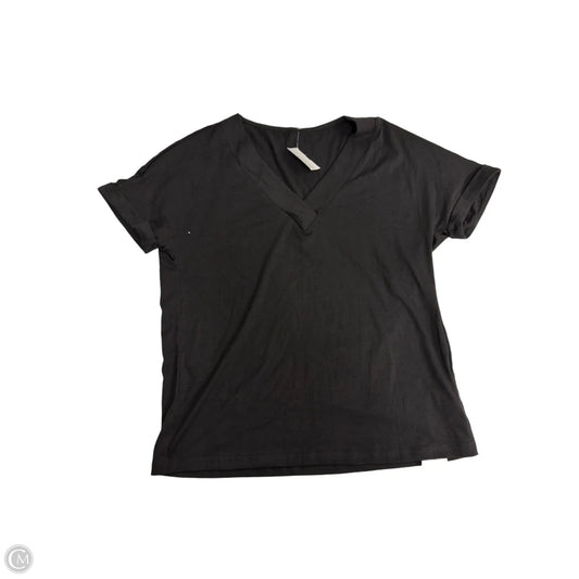 Top Short Sleeve By Clothes Mentor In Black, Size: M