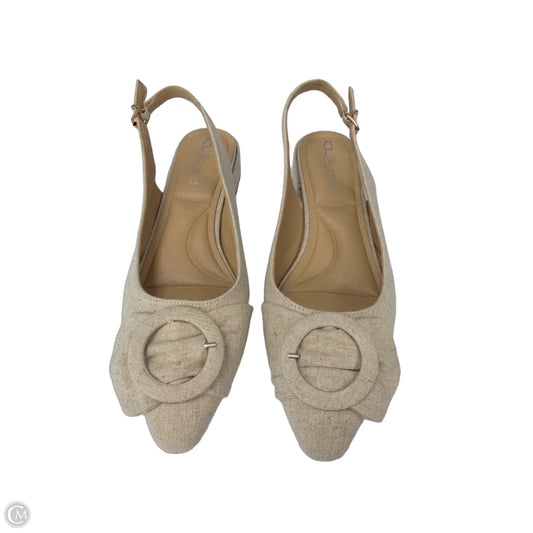 Shoes Flats By Laundry In Tan, Size: 9