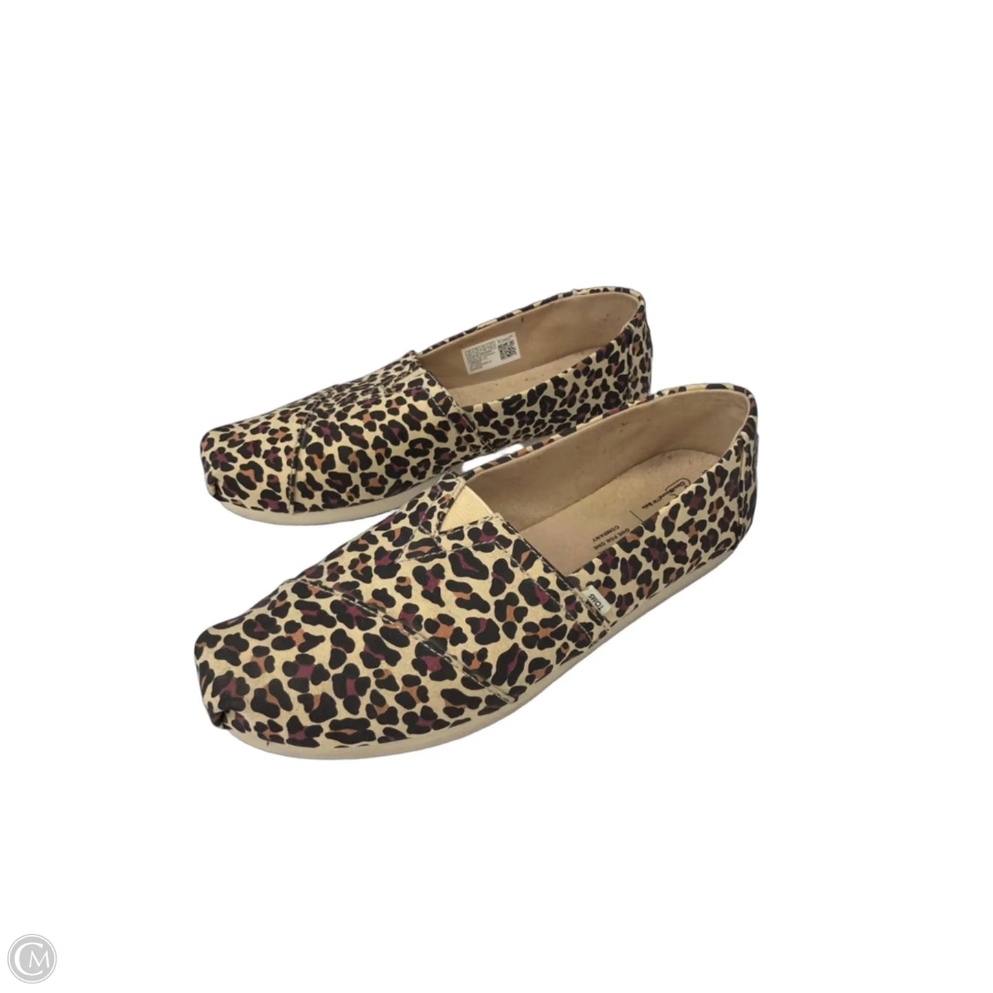 Shoes Flats By Toms In Animal Print, Size: 8.5