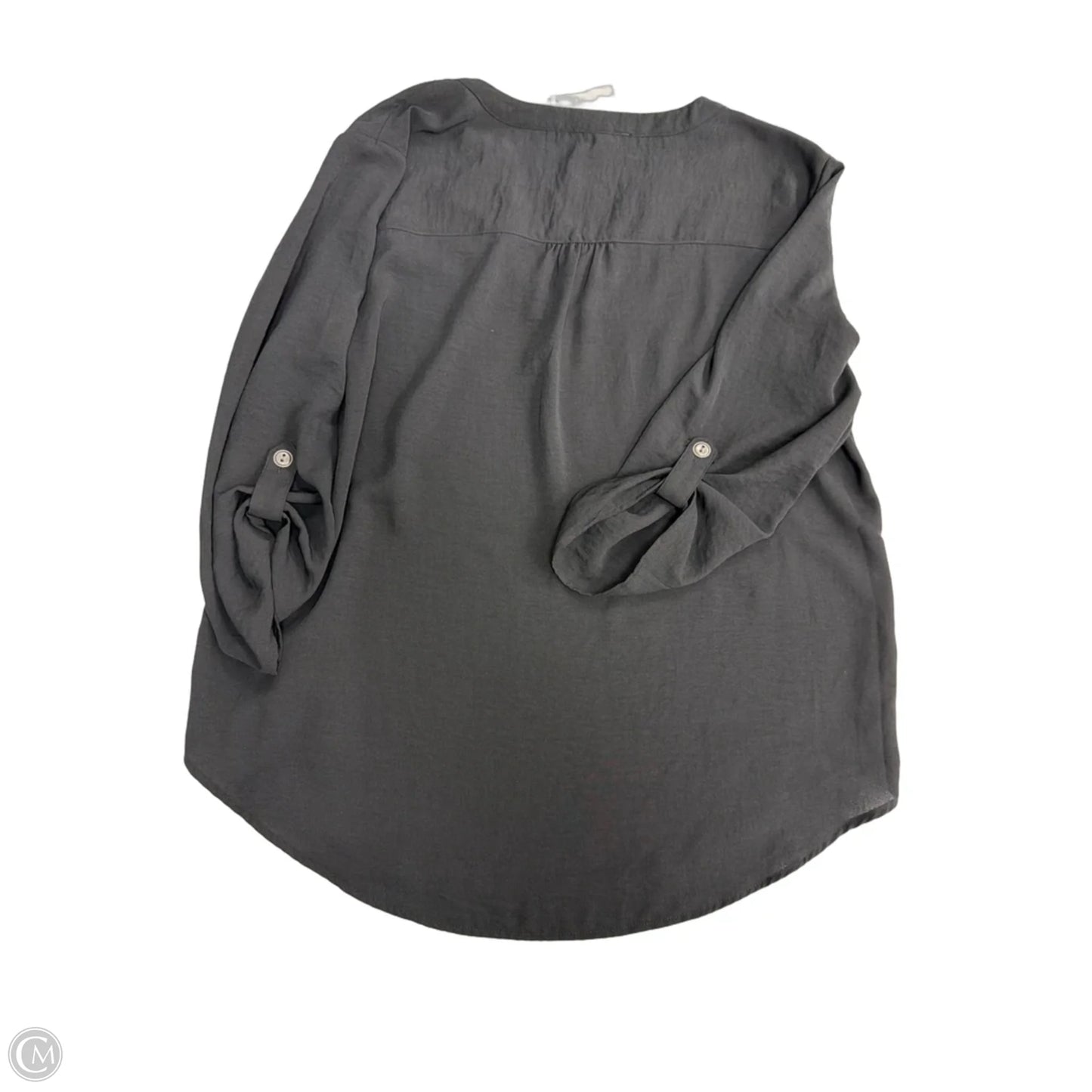 Top 3/4 Sleeve By Maurices In Black, Size: L