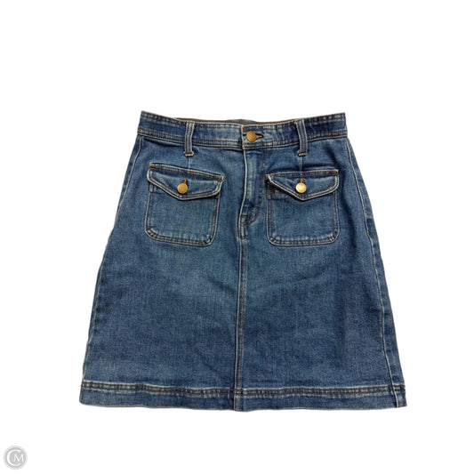 Skirt Mini & Short By Draper James In Blue Denim, Size: 6