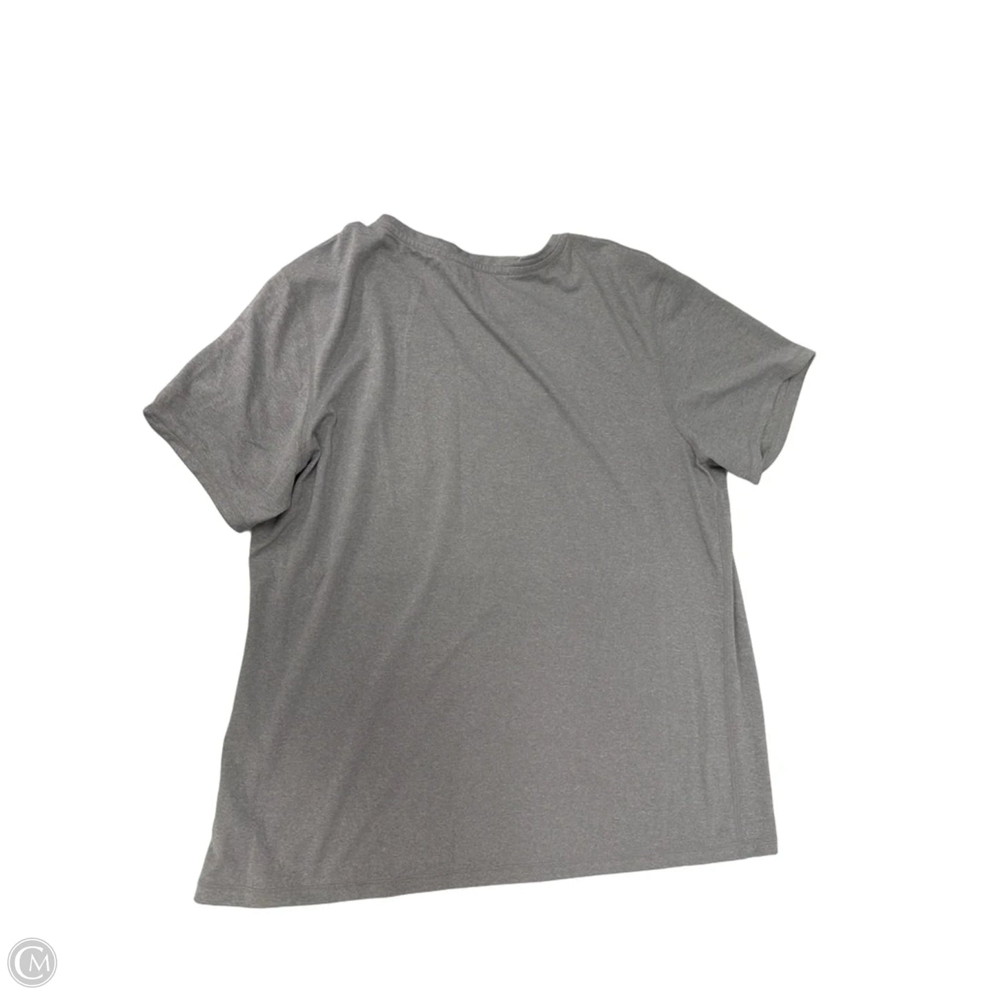 Athletic Top Short Sleeve By Athletic Works In Grey, Size: Xl