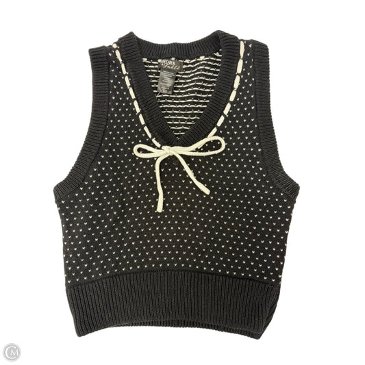 Vest Other By Clothes Mentor In Black & White, Size: M