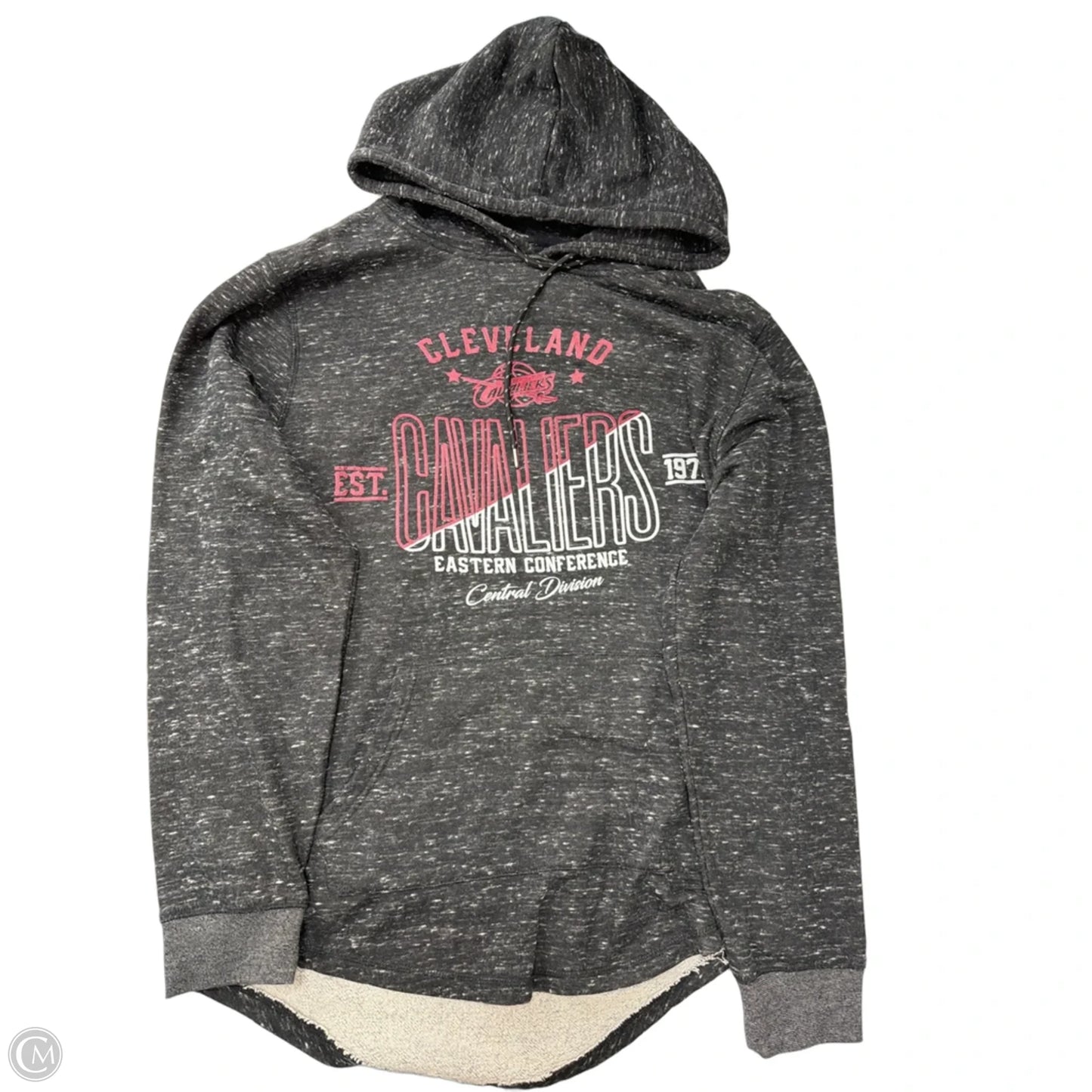 Sweatshirt Hoodie By Clothes Mentor In Grey, Size: M