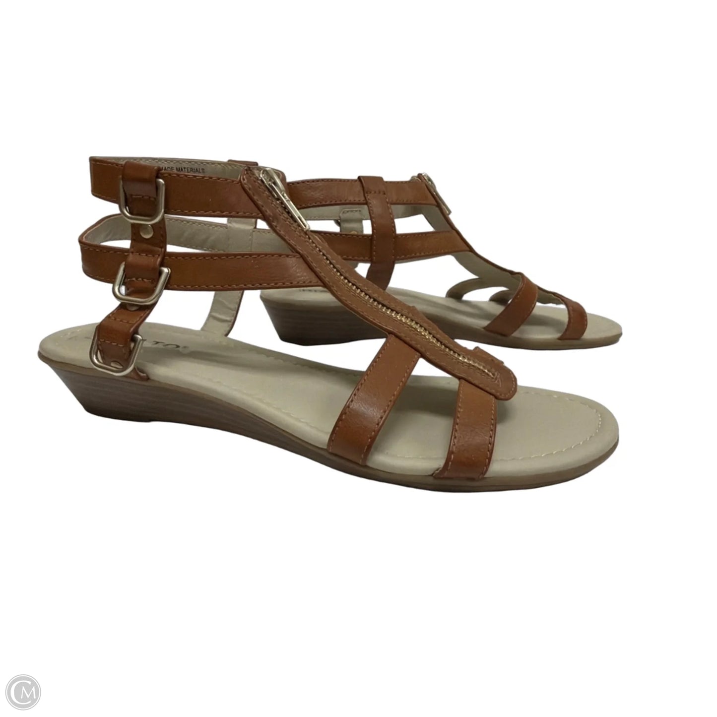 Sandals Flats By Rialto In Brown, Size: 8.5