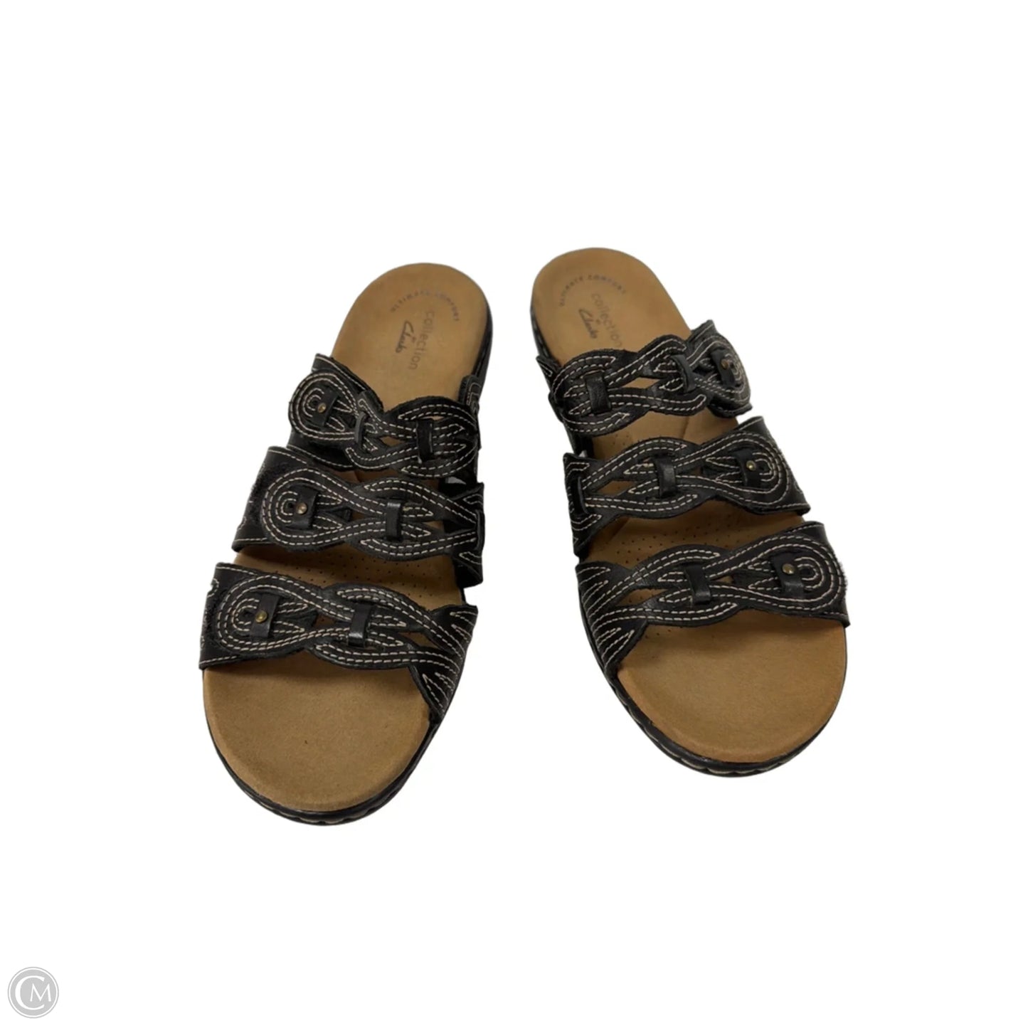 Sandals Flats By Clarks In Brown, Size: 7.5