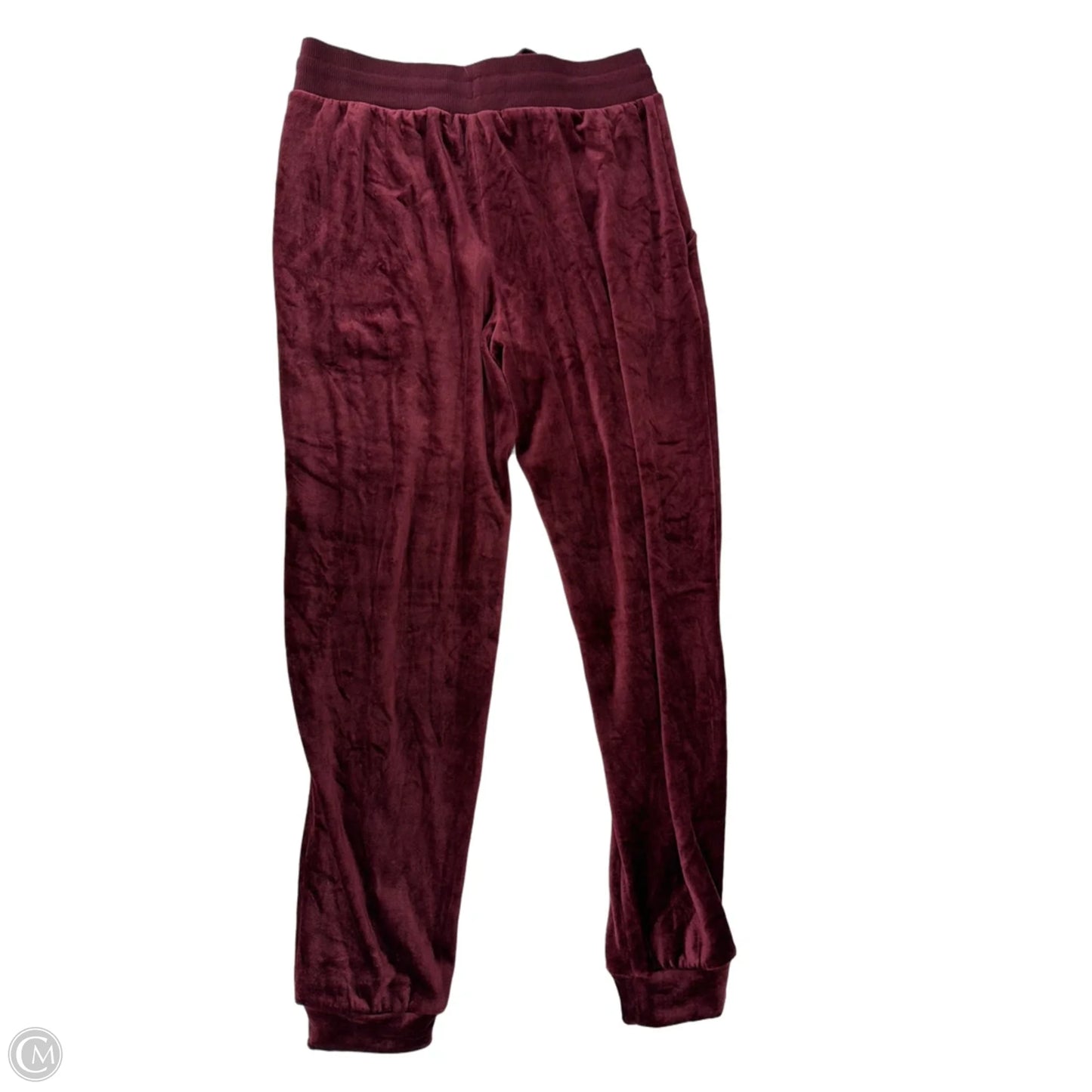 Pants Set 2pc By Donna Karan In Maroon, Size: S