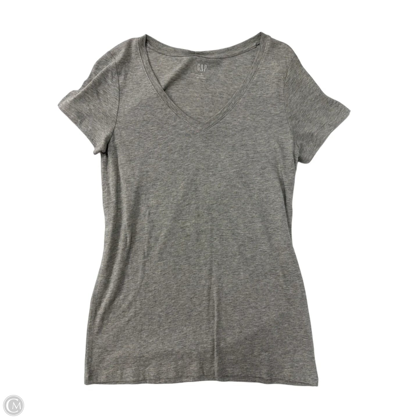Top Short Sleeve Basic By Gap In Grey, Size: S